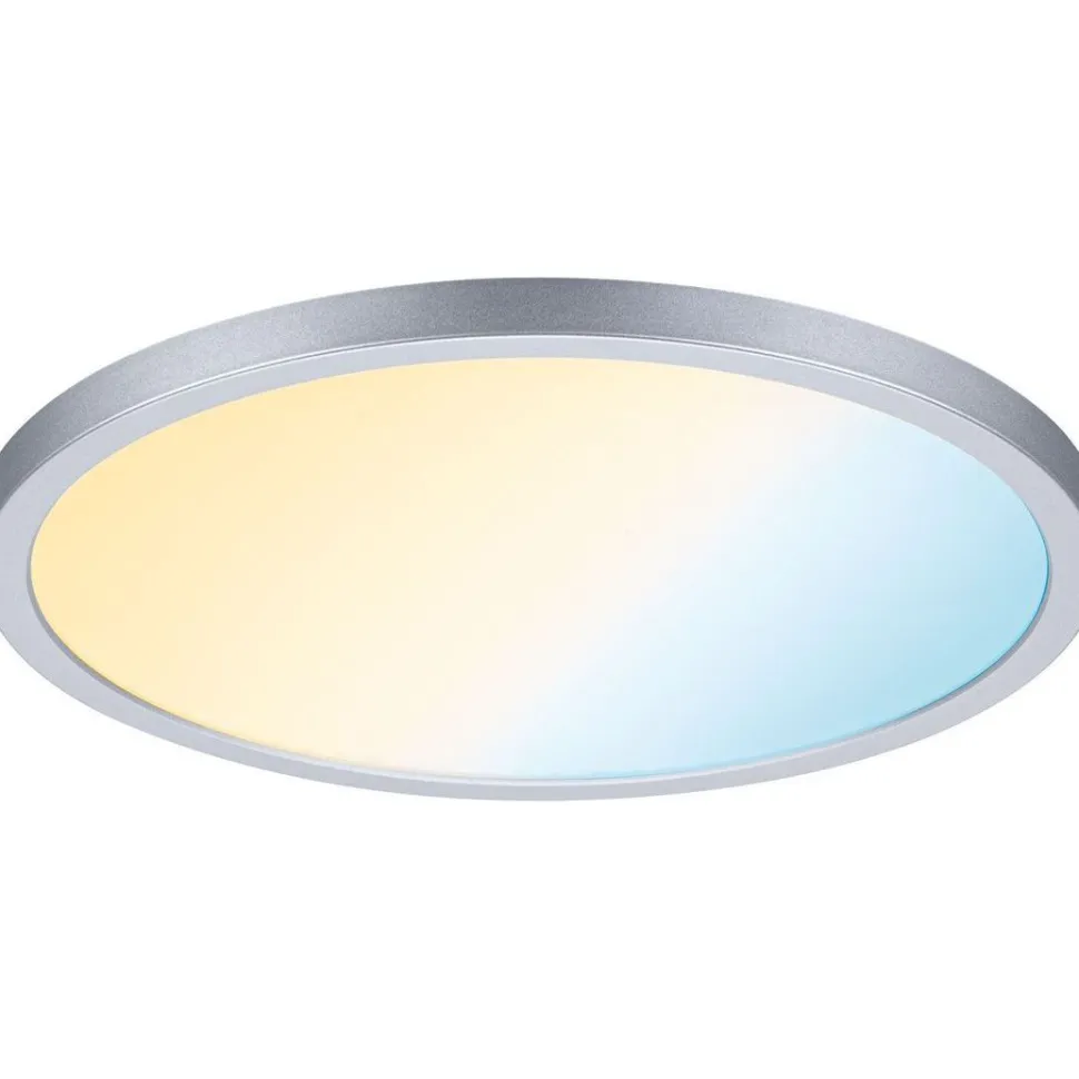 Upotettava LED-paneeli Paulmann VariFit Areo, Smart Home Zigbee 3.0, IP44, Ø23cm, 16W, säädettävä värilämpötila, valkoinen