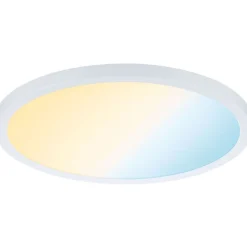 Upotettava LED-paneeli Paulmann VariFit Areo, Smart Home Zigbee 3.0, IP44, Ø23cm, 16W, säädettävä värilämpötila, valkoinen