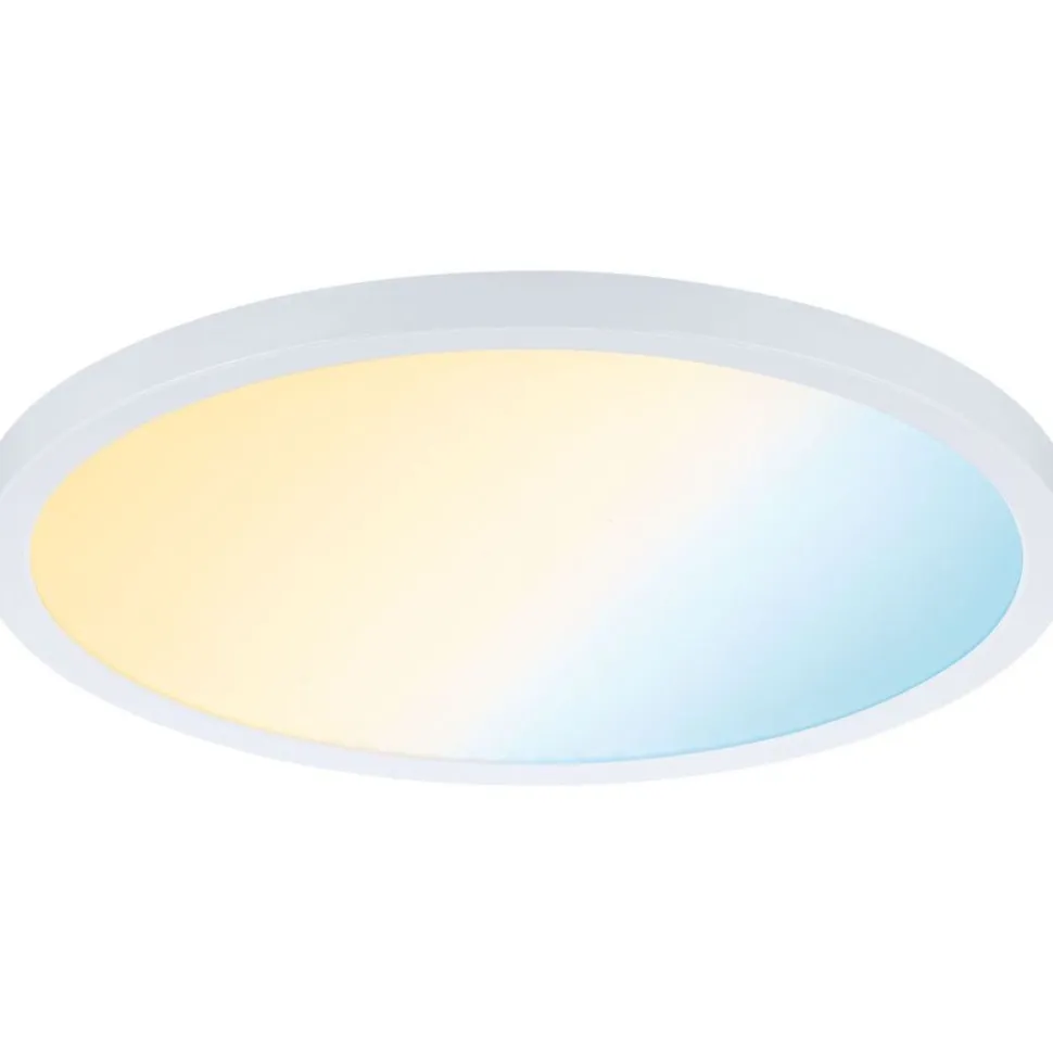 Upotettava LED-paneeli Paulmann VariFit Areo, Smart Home Zigbee 3.0, IP44, Ø23cm, 16W, säädettävä värilämpötila, valkoinen