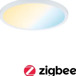 Upotettava LED-paneeli Paulmann VariFit Areo, Smart Home Zigbee 3.0, IP44, Ø23cm, 16W, säädettävä värilämpötila, valkoinen