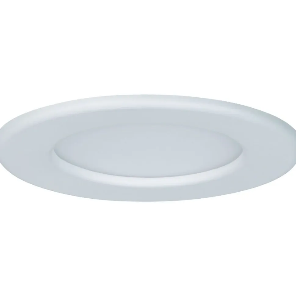 Upotettava LED-paneeli Paulmann, IP44, Ø11.5cm, 6W, 4000K, valkoinen