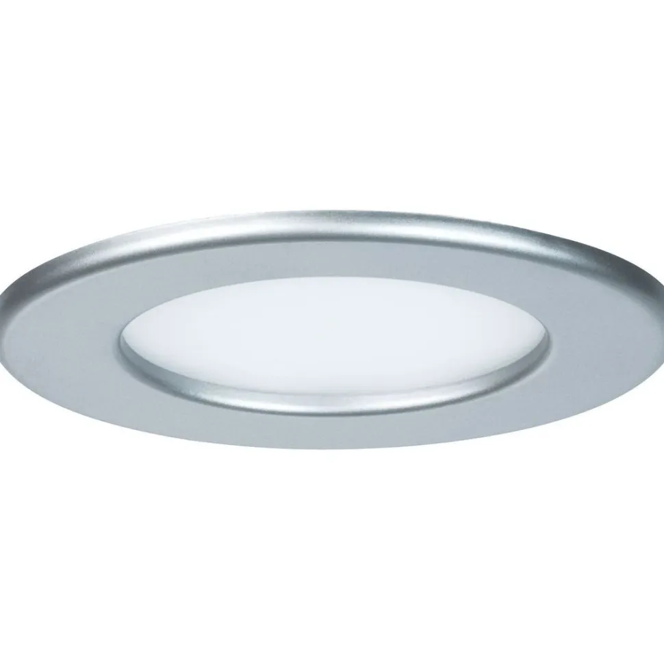 Upotettava LED-paneeli Paulmann, IP44, Ø11.5cm, 6W, 4000K, valkoinen