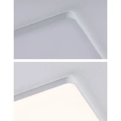 Upotettava LED-paneeli Paulmann VariFit Veluna Edge, IP44, 12x12cm, 8.5W, 4000K, valkoinen