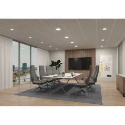 Upotettava LED-paneeli Paulmann VariFit Veluna Edge, IP44, 12x12cm, 8.5W, 4000K, valkoinen