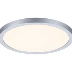 Upotettava LED-paneeli Paulmann VariFit Areo, Smart Home Zigbee 3.0, IP44, Ø17.5cm, 13W, säädettävä värilämpötila, mattakromi