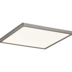 Upotettava LED-paneeli Paulmann Areo, IP44, 18x18cm, 11W, 3000K, himmennettävä, mattanikkeli