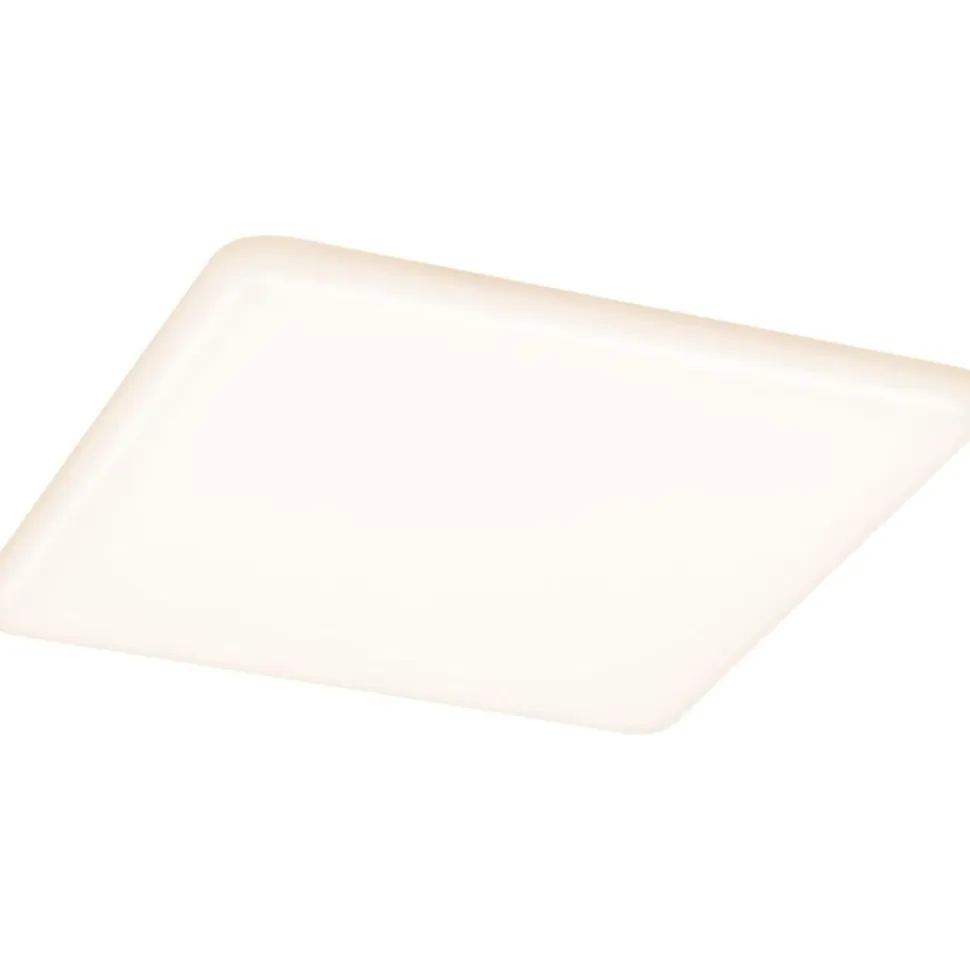 Upotettava LED-paneeli Paulmann VariFit Veluna, IP44, 18.5x18.5cm, 17W, 3000K, himmennettävä, satiini