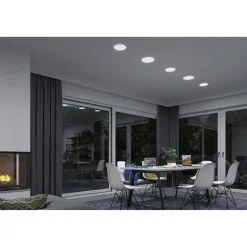 Upotettava LED-paneeli Paulmann Veluna, Smart Home Zigbee 3.0, IP44, Ø21.5cm, 17W, säädettävä värilämpötila, himmennettävä