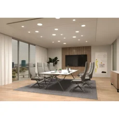 Upotettava LED-paneeli Paulmann VariFit Veluna Edge, IP44, Ø16cm, 12W, 3000K, himmennettävä, valkoinen