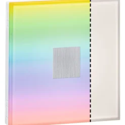 Upotettava LED-seinävalaisinsarja Paulmann LumiTiles, 2 valaisinta, Smart Home Zigbee 3.0, IP44, 10x10cm, RGBW+, himmennettävä, valkoinen