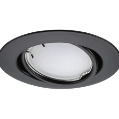 Upotettava LED-valaisin Paulmann Base Coin, 3kpl, Smart Home Zigbee 3.0, Ø90mm, himmennettävä, RGBW+, mattamusta