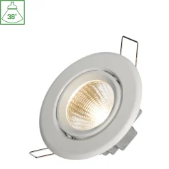 Upotettava kohdevalaisin Spectrum Fiale II 6W COB 38° 4000K Ø84x41mm valkoinen