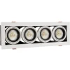 Upotettava kohdevalaisin Spectrum Modern Day Mini 4xGU10 100x316x77mm valkoinen