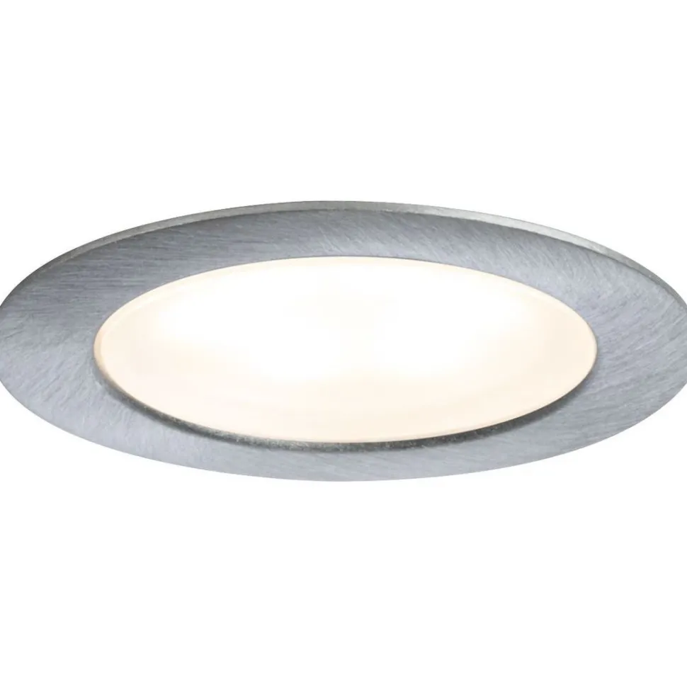 Upotettava LED-kalustevalaisin Paulmann Micro Line Mini, 5kpl, Ø35mm, 0.4W, 20lm, 2700K, harjattu rauta