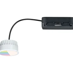 Upotettava LED-moduuli Paulmann Coin RGBW, 50mm, 6W, 500lm, 230V, himmennettävä, 2200-6500K, satiini