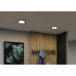 Upotettava LED-paneeli Paulmann VariFit Areo, IP44, Ø175mm, 13W, 3000K, musta
