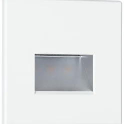 Upotettava LED-seinävalaisin Paulmann Edge Quadro, 80x80mm, 1.2W, 50lm, 2700K, mattavalkoinen