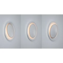 Upotettava LED-seinävalaisin Paulmann Neordic, Ø123mm, 2W, 30lm, 2700K, mattavalkoinen