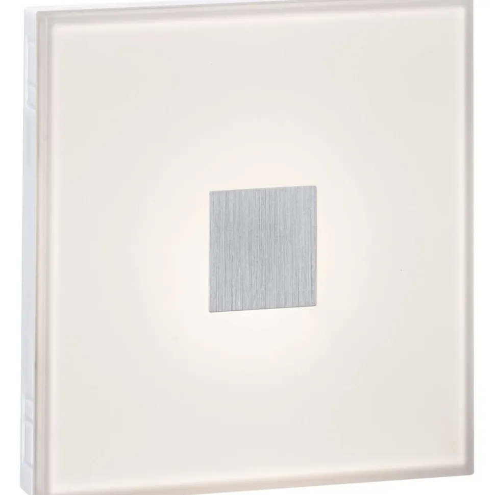 Upotettava LED-seinävalaisinsarja Paulmann LumiTiles, 2 valaisinta, IP44, 10x10cm, 2700K, himmennettävä, valkoinen
