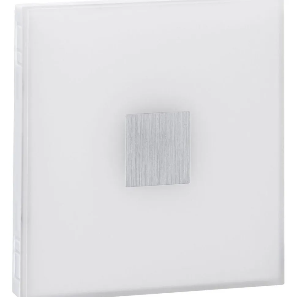 Upotettava LED-seinävalaisinsarja Paulmann LumiTiles, 2 valaisinta, IP44, 10x10cm, 2700K, himmennettävä, valkoinen