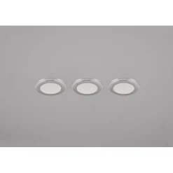 Upotettava LED Trio Argus, kromi, RGB, 3kpl/pkt