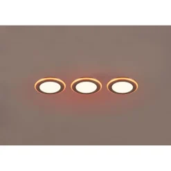 Upotettava LED Trio Argus, kromi, RGB, 3kpl/pkt