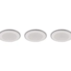 Upotettava LED Trio Argus, kromi, RGB, 3kpl/pkt