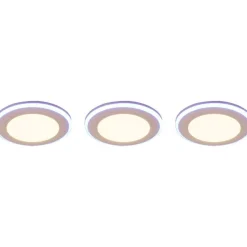 Upotettava LED Trio Argus, kromi, RGB, 3kpl/pkt