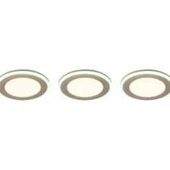 Upotettava LED Trio Argus, kromi, RGB, 3kpl/pkt