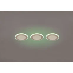 Upotettava LED Trio Argus, kromi, RGB, 3kpl/pkt