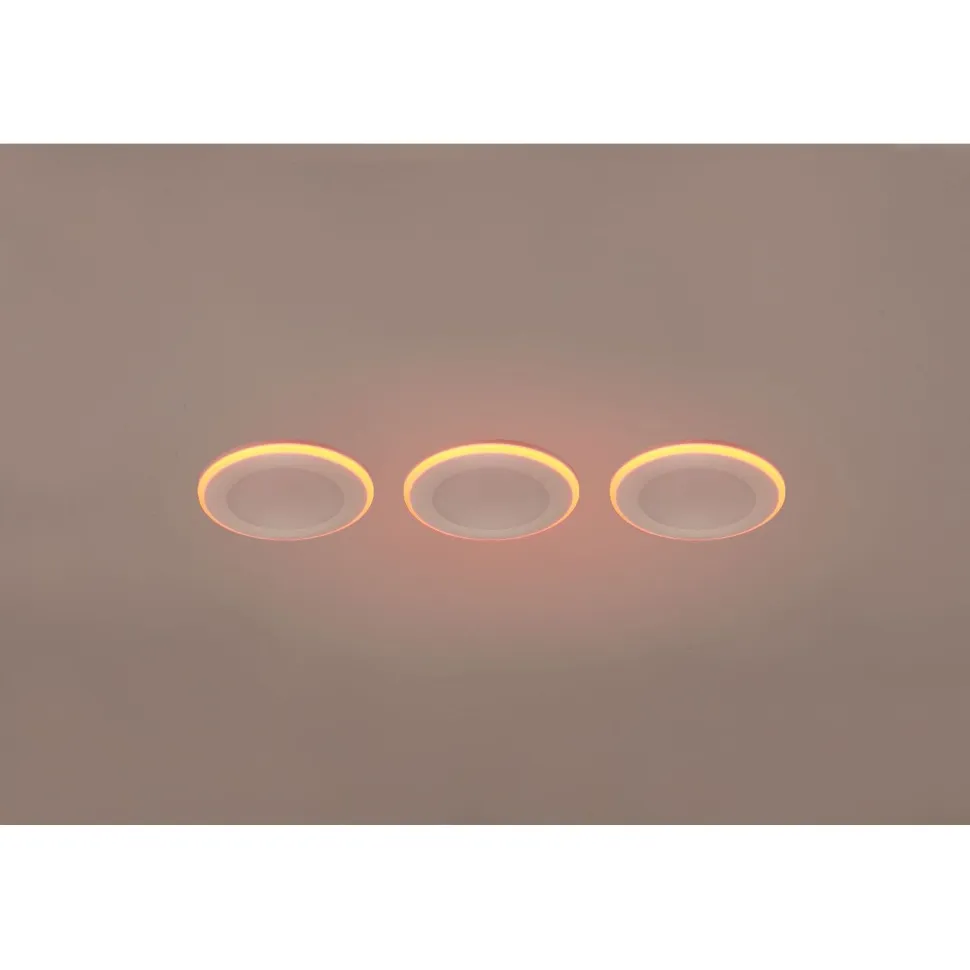 Upotettava LED Trio Argus, kromi, RGB, 3kpl/pkt