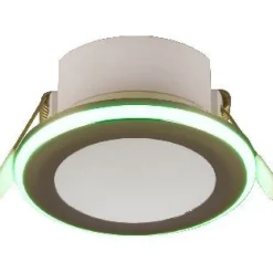 Upotettava LED Trio Argus, mattavalkoinen, RGB