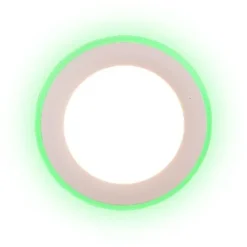Upotettava LED Trio Argus, mattavalkoinen, RGB