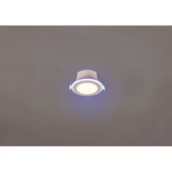 Upotettava LED Trio Argus, mattavalkoinen, RGB