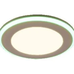 Upotettava LED Trio Argus, mattavalkoinen, RGB
