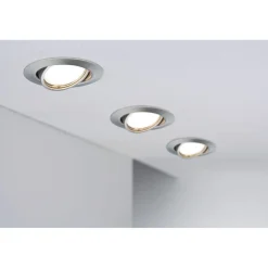 Upotettava LED-valaisin Paulmann Base Coin, Ø90mm, 5W, 370lm, 3000K, valkoinen