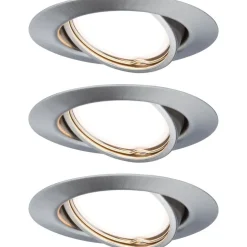 Upotettava LED-valaisin Paulmann Base, 3kpl, Ø 90mm, GU10, 5W, 350lm, 3000K, valkoinen