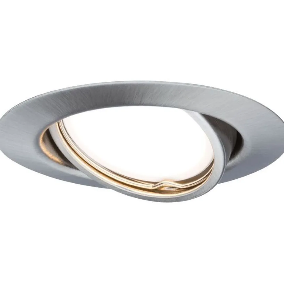 Upotettava LED-valaisin Paulmann Base, 3kpl, Ø 90mm, GU10, 5W, 350lm, 3000K, valkoinen