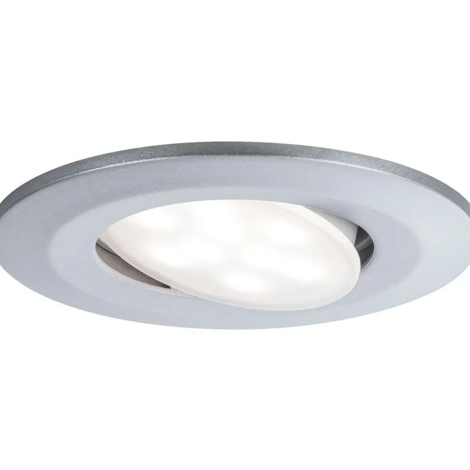 Upotettava LED-valaisin Paulmann Calla, IP65, Ø90mm, 6W, 530lm, 4000K, mattavalkoinen