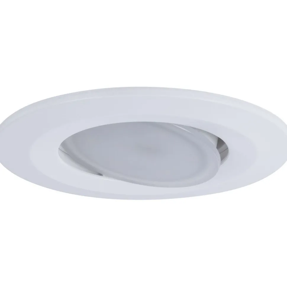 Upotettava LED-valaisin Paulmann Calla, IP65, Ø90mm, 6W, 530lm, 4000K, mattavalkoinen