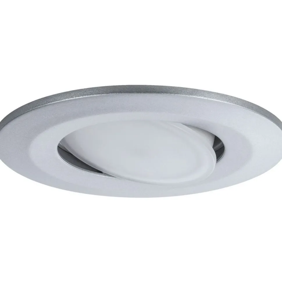 Upotettava LED-valaisin Paulmann Calla, IP65, Ø90mm, 6W, 530lm, 4000K, mattavalkoinen
