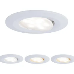 Upotettava LED-valaisin Paulmann Calla, IP65, Ø90mm, 5W, 400lm, säädettävä väriläpötila, mattavalkoinen