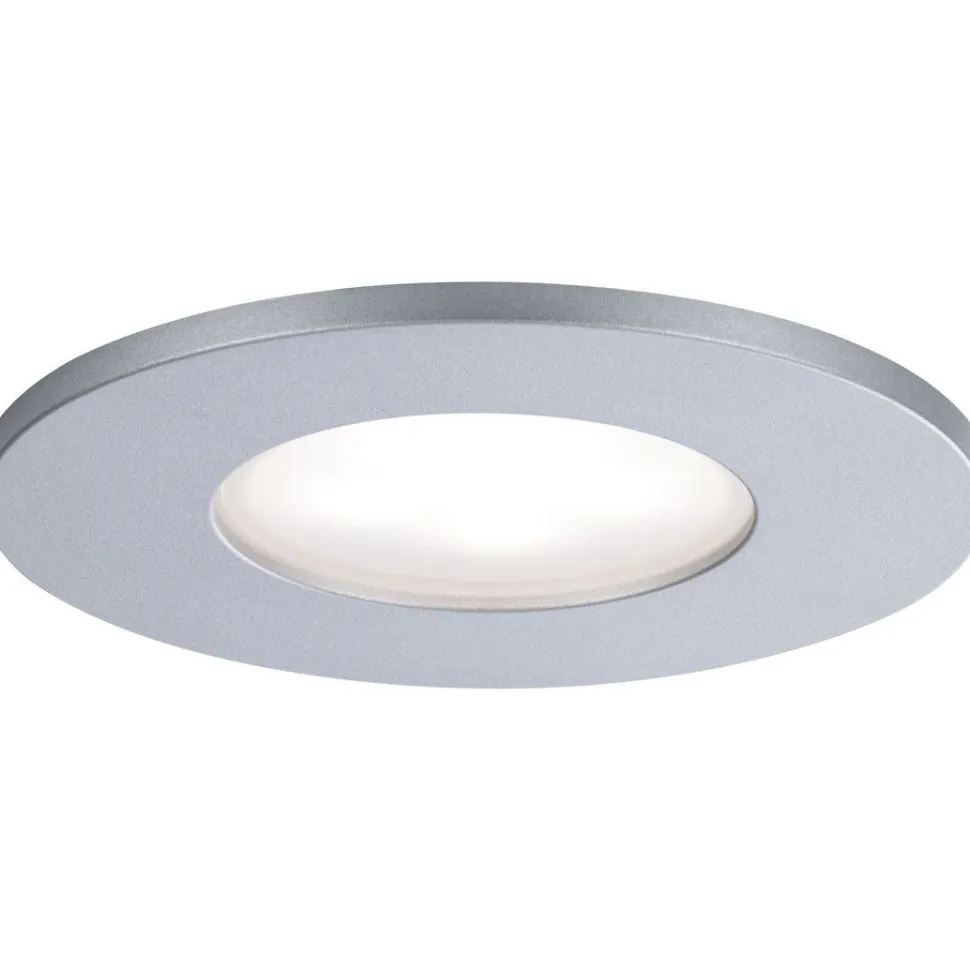Upotettava LED-valaisin Paulmann Calla, 3kpl, IP65, Ø90mm, 5.2W, 460lm, 4000K, himmennettävä, mattakromi