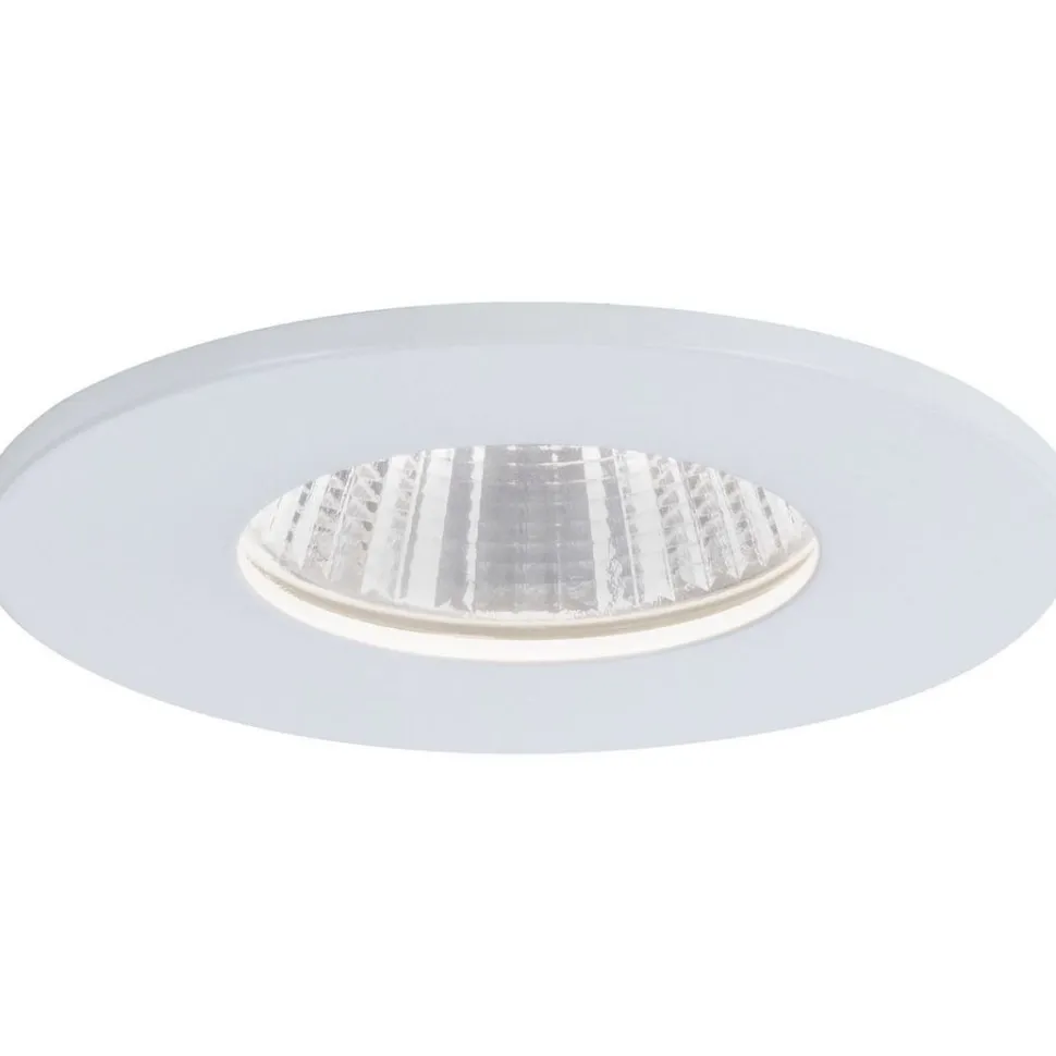 Upotettava LED-valaisin Paulmann Calla Rigid, IP65, Ø80mm, 7W, 370lm, 4000K, mattavalkoinen