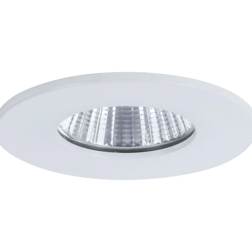 Upotettava LED-valaisin Paulmann Calla Rigid, IP65, Ø80mm, 7W, 370lm, 4000K, mattavalkoinen