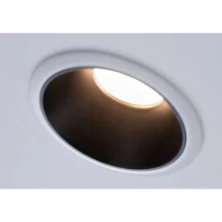 Upotettava LED-valaisin Paulmann Cole Coin, IP44, Ø88mm, 6W, 470lm, 2700K, himmennettävä, valkoinen/kulta