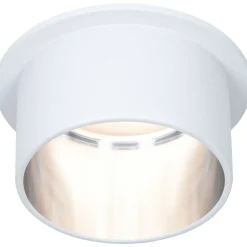 Upotettava LED-valaisin Paulmann Gil Coin, IP44, Ø68mm, 6W, 470lm, 2700K, himmennettävä, valkoinen/musta