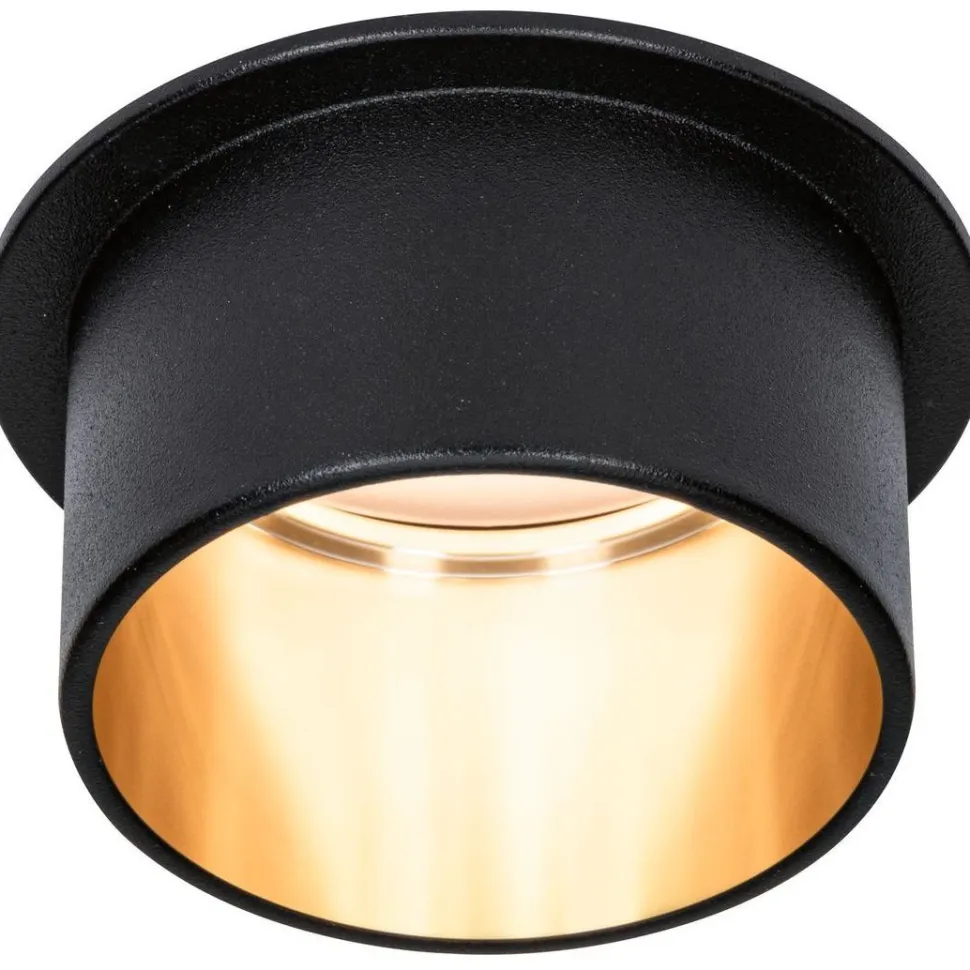 Upotettava LED-valaisin Paulmann Gil Coin, IP44, Ø68mm, 6W, 470lm, 2700K, himmennettävä, valkoinen/musta