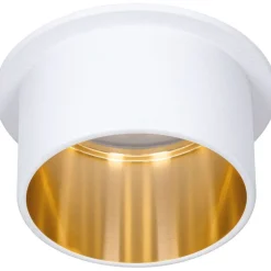 Upotettava LED-valaisin Paulmann Gil Coin, IP44, Ø68mm, 6W, 470lm, 2700K, himmennettävä, valkoinen/musta