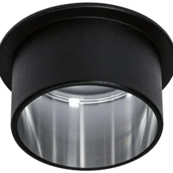 Upotettava LED-valaisin Paulmann Gil Coin, IP44, Ø68mm, 6W, 470lm, 2700K, himmennettävä, valkoinen/musta